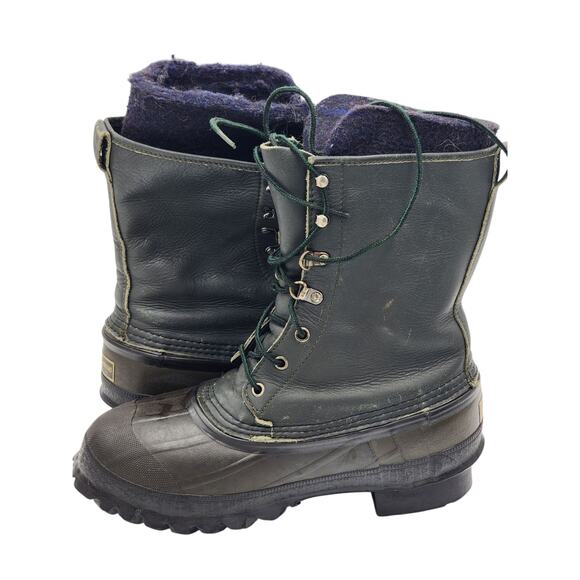 LaCrosse Outdoorsman Insulated Rubber Hunt Boots 7 USA Steel Shank Duck Winter - Picture 8 of 13